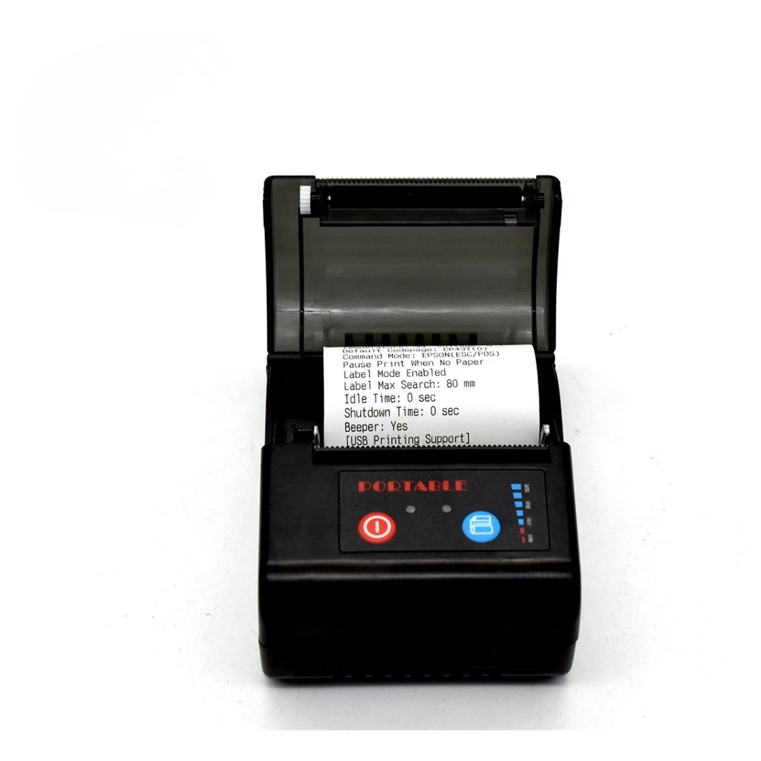 P80H Portativ Qəbz və Etiket Printeri – 80mm, Bluetooth + USB
