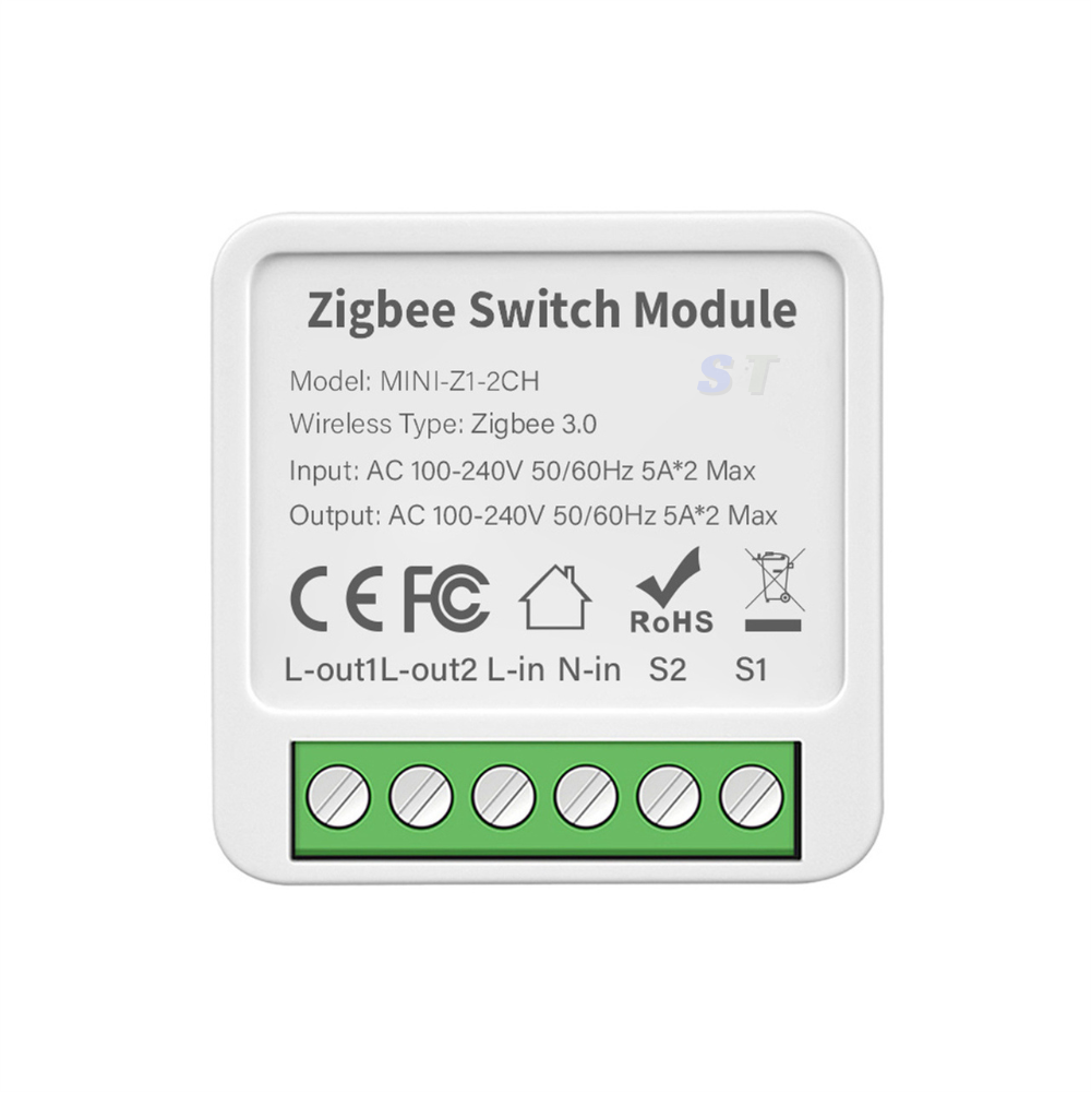 2 çıxışlı elektrik söndürücü ZigBee modul