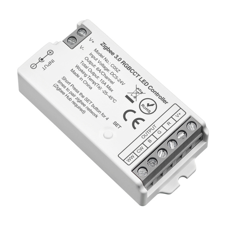 RGBCCT LED zolaqlar üçün ZigBee LED Kontroller - C05Z