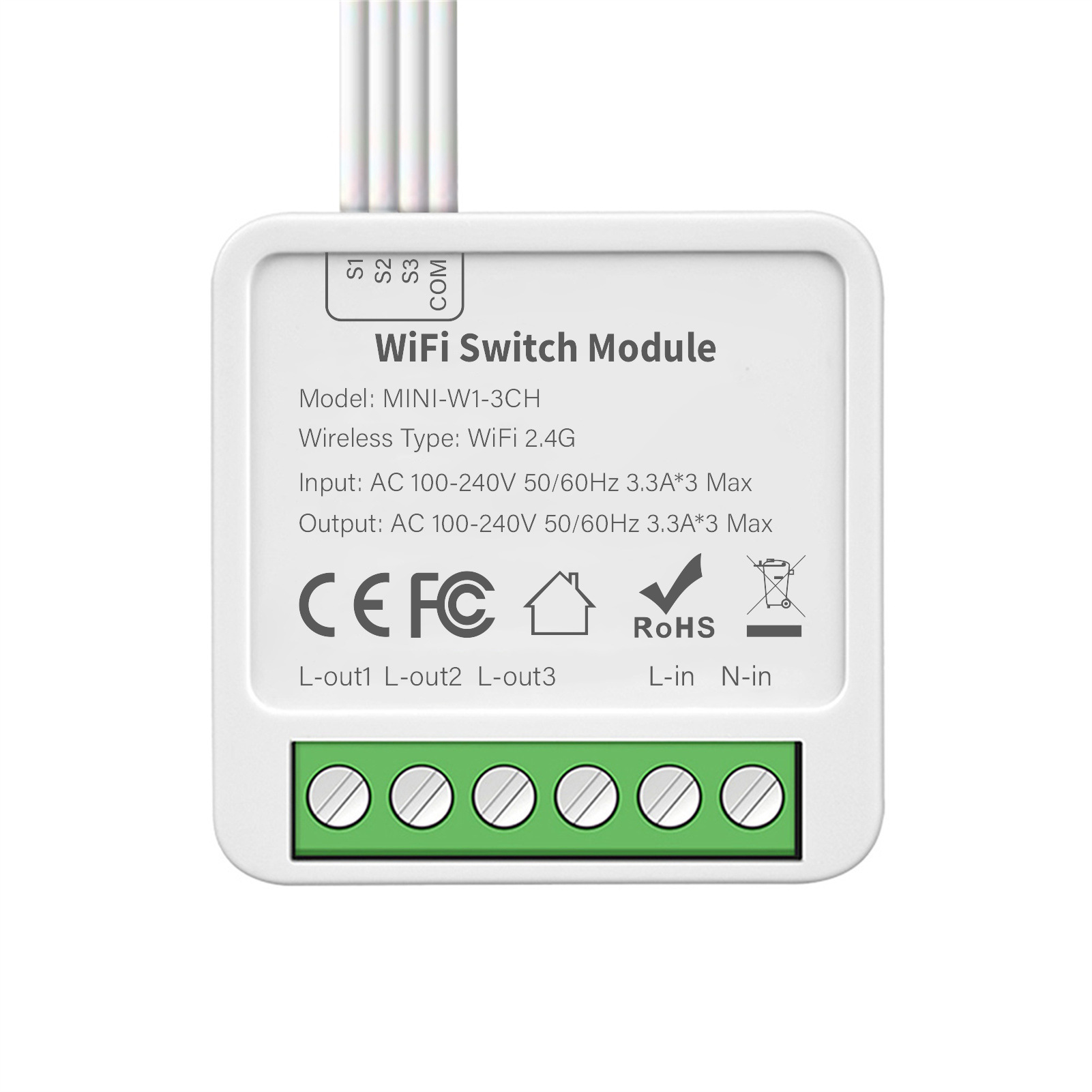 Ağıllı elektrik yandırıb söndürmə 3 çıxışlı rele