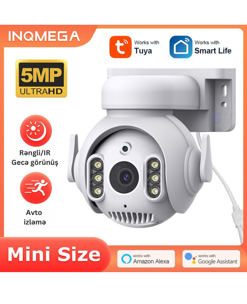 Tuya INQMEGA 5MP wifi kamera ST-515-5M-TY