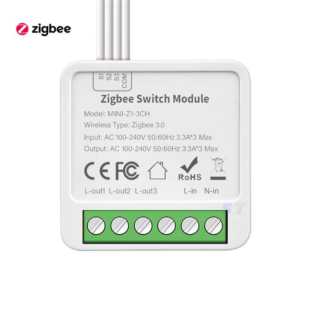 3 çıxışlı elektrik söndürücü ZigBee modul